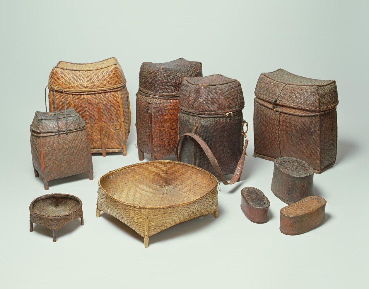 泰国北部的Lahu Baskets（柳条） 作者 泰式