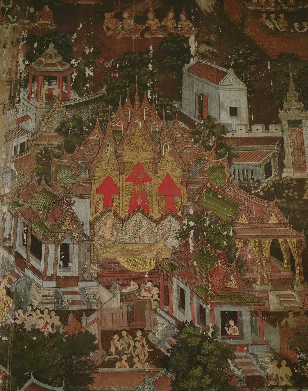 王子的诞生，Wat Suthat，曼谷 作者 泰国学校