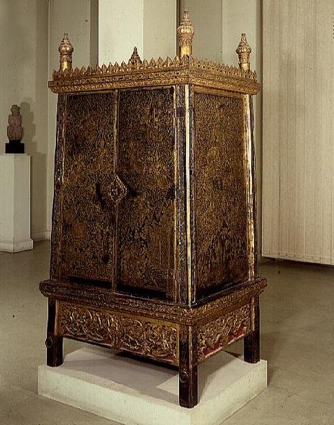 橱柜，曼谷，19世纪初（漆器 作者 泰国学校