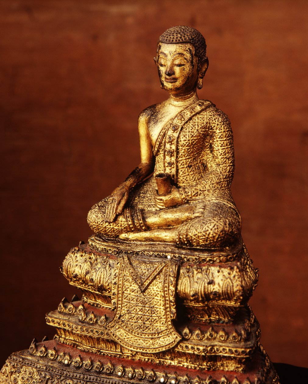 19 世纪初的僧侣形象（青铜） 作者 泰国学校