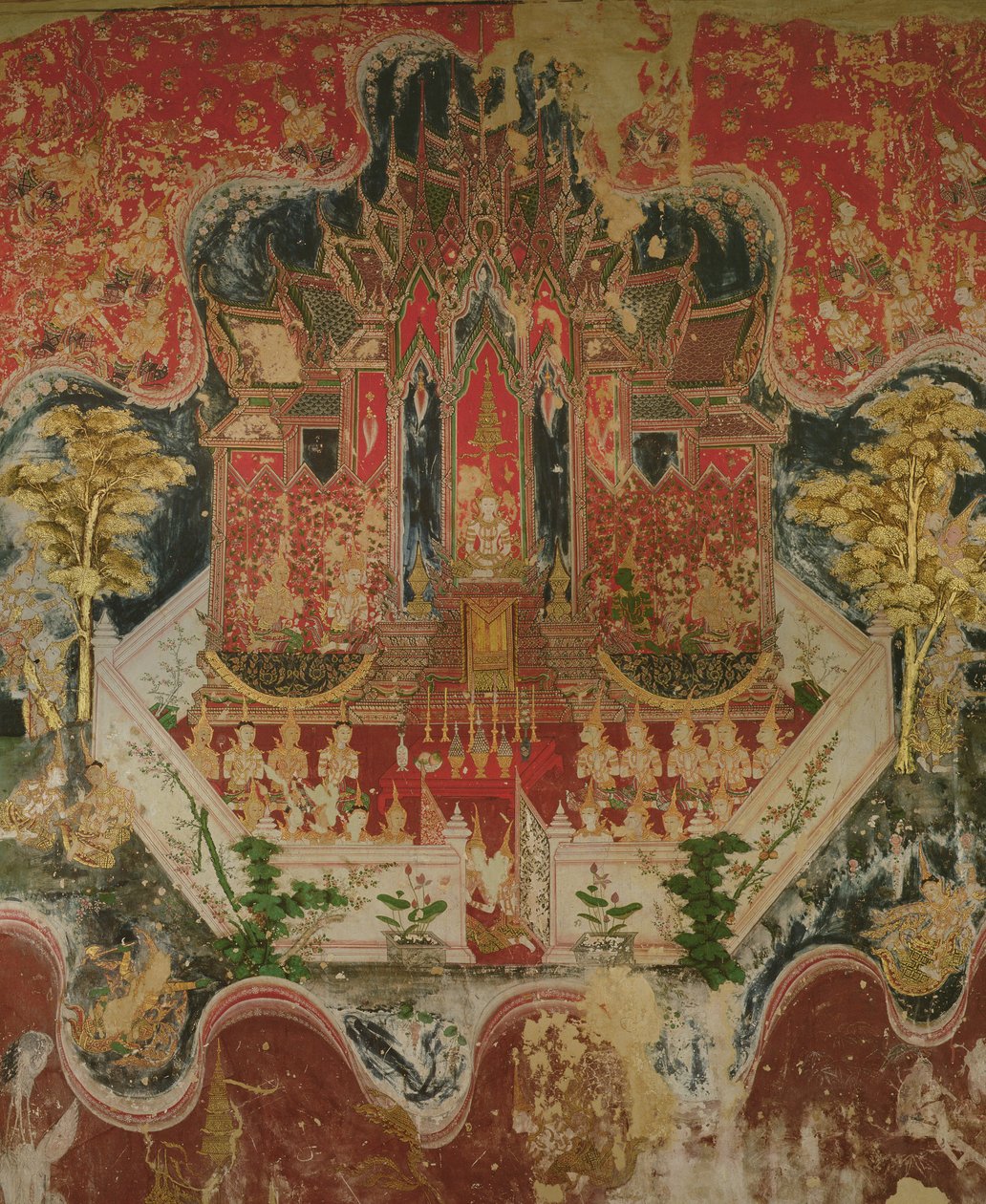 Nimi Jataka，Wat Suwannaram，Thonburi，1831 作者 泰国学校