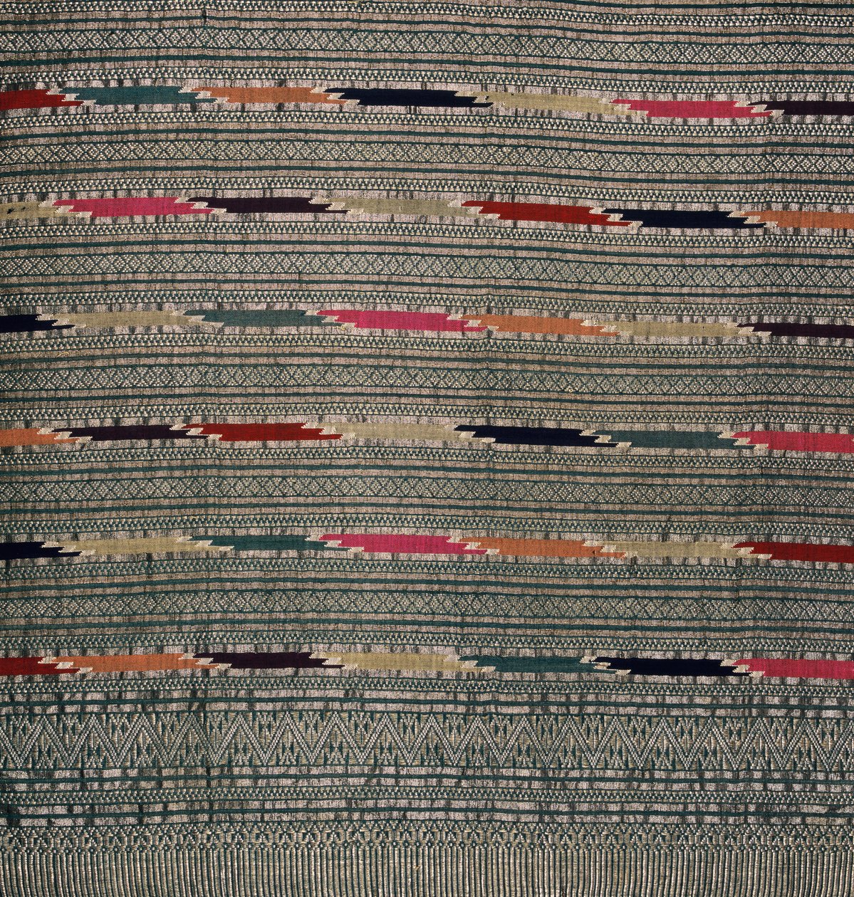 Tai Lu fabric, Nan, Thailand (textile) 作者 泰国学校