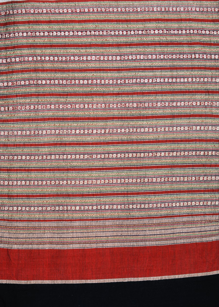 Tai Yuan，或Tai Lu裙子，泰国北部（棉线） 作者 泰国学校