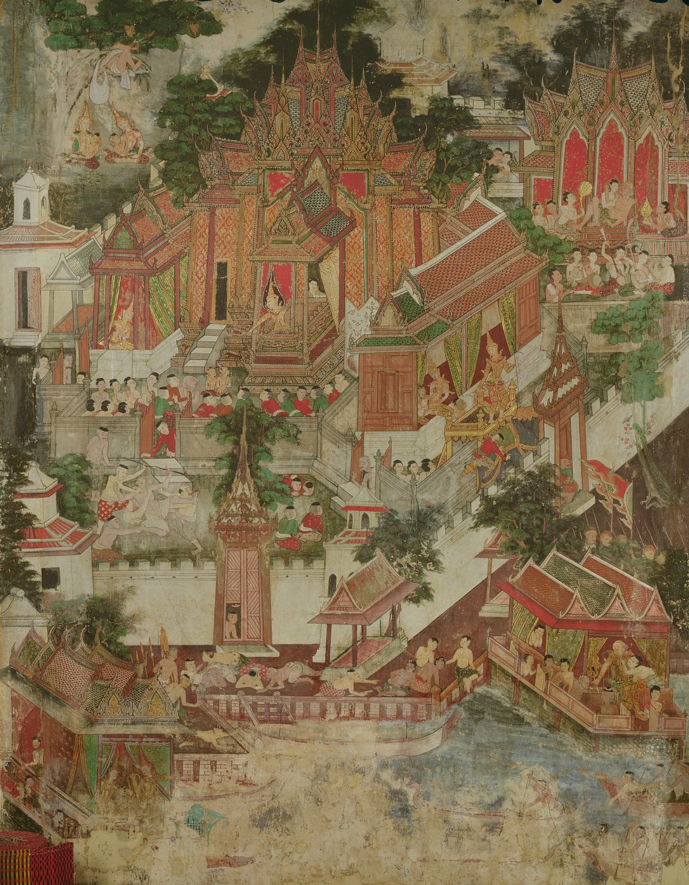 Vessantara Jataka，Wat Suwannaram，Thonburi，1831 作者 泰国学校
