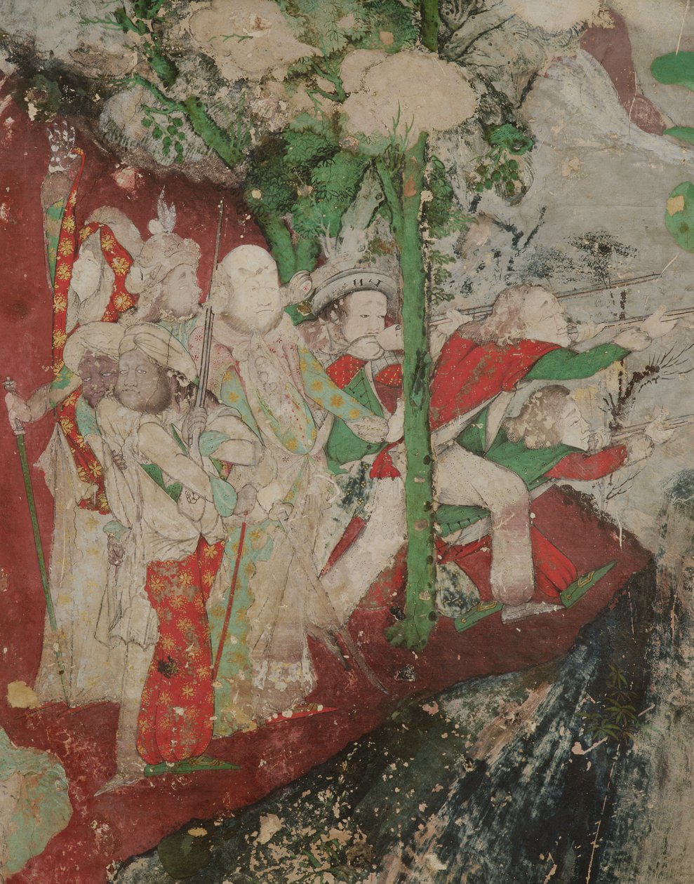 西部雇佣兵，Wat Suwannaram，Thonburi，1831 作者 泰国学校
