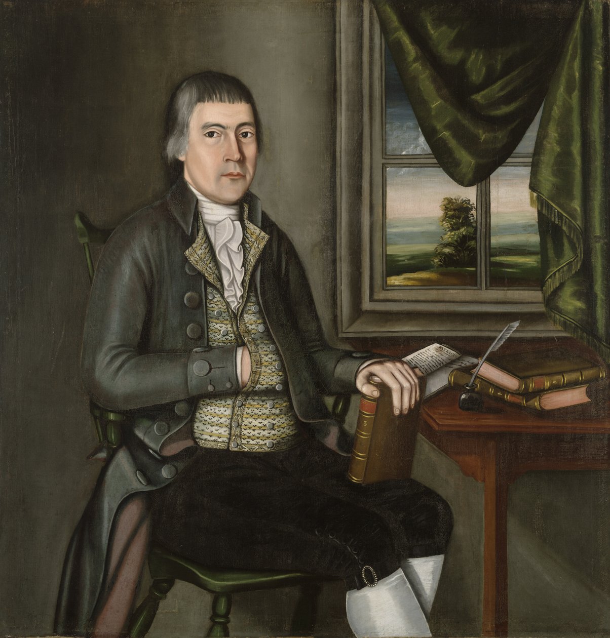 Hezekiah Beardsley博士，1788-90 作者 比尔兹利·利姆纳（Beardsley Limner）