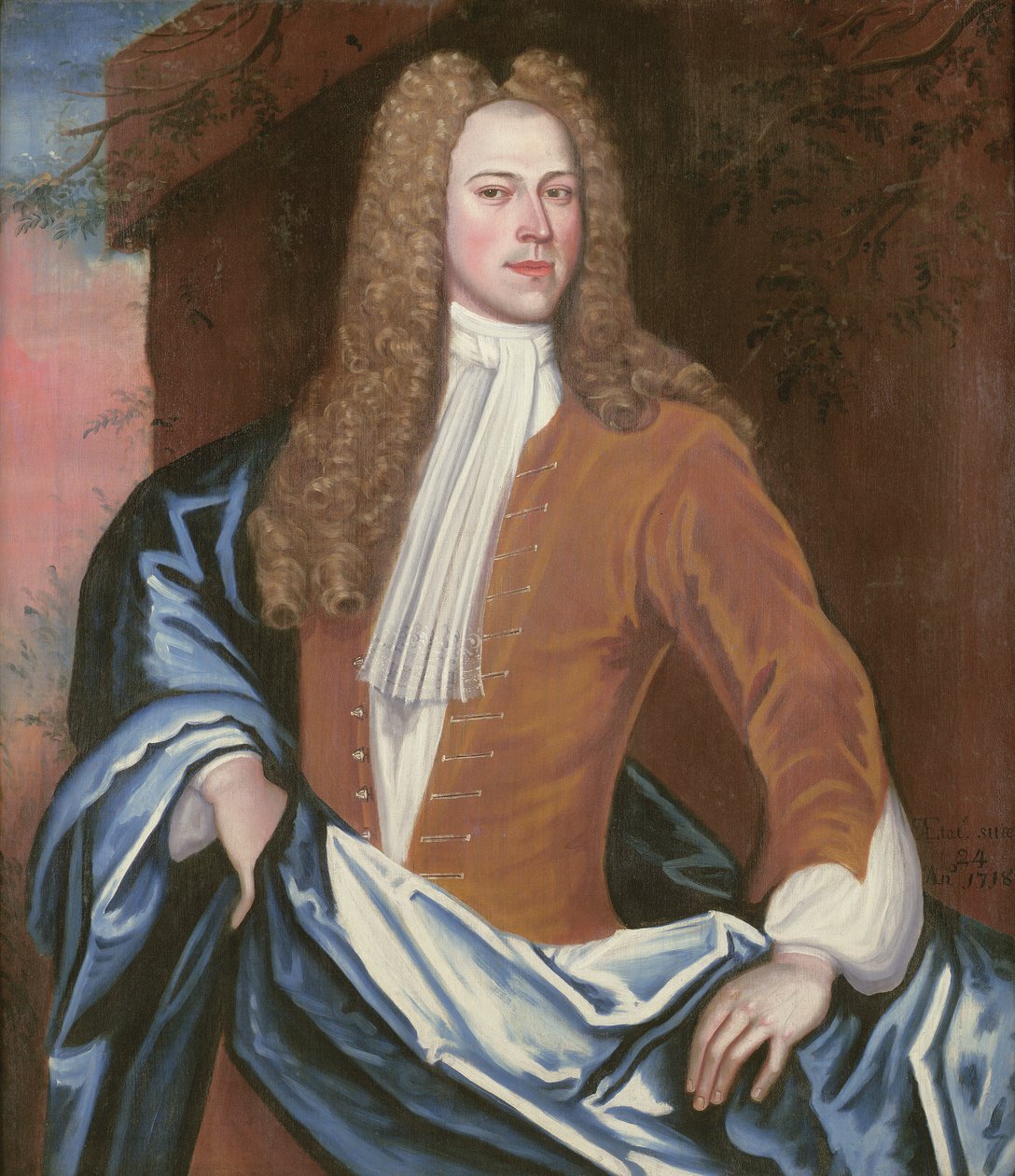Johannes de Peyster III，1718 作者 舒勒画家
