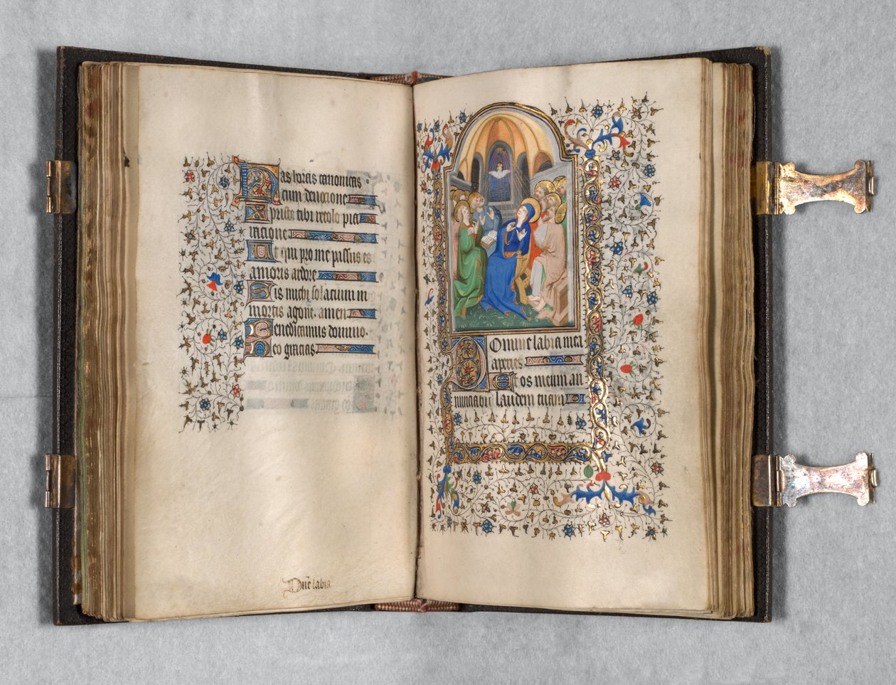 巴黎小时书的使用：Fol.108r, The Pentecost, c. 1420. 作者 贝德福德大师