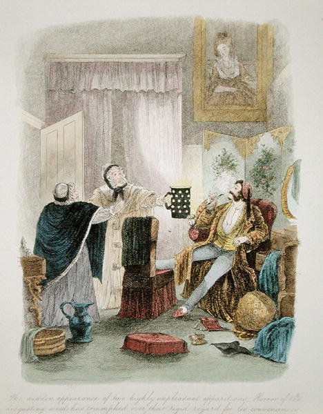 从1859年出版的伦敦精美访问到国内少女阿姨的插图（另见193200,203629-30） 作者 西奥西奥