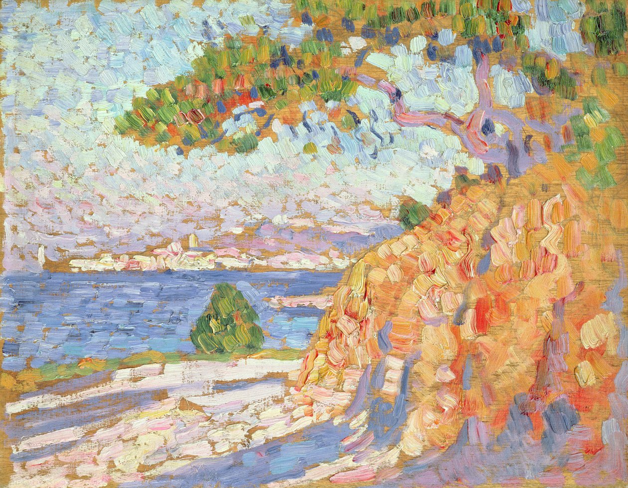 Midi的风景，c.1910 作者 范·雷塞尔伯格（Théovan Rysselberghe）