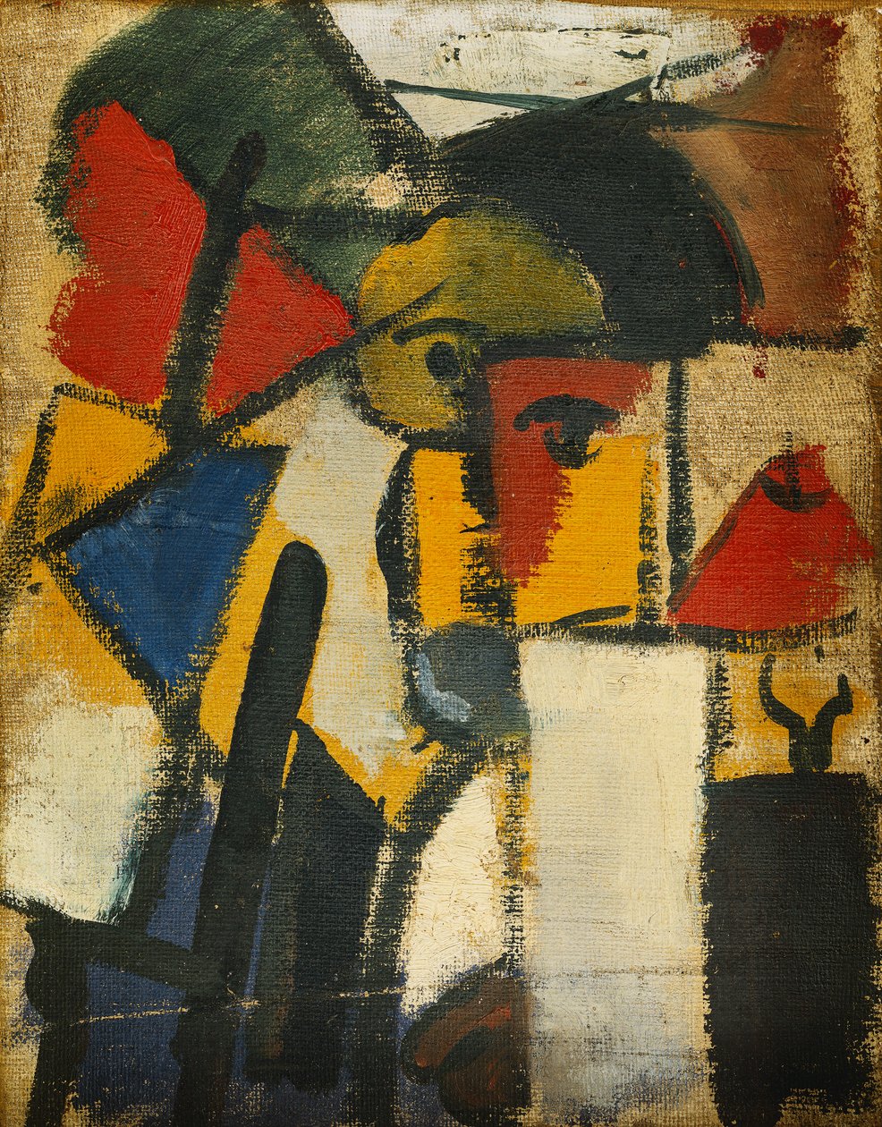 头;太特，1914年 作者 西奥·范·杜斯堡