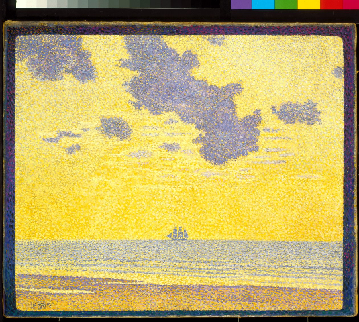 大云（布面油画） 作者 范·雷塞尔伯格（Théovan Rysselberghe）