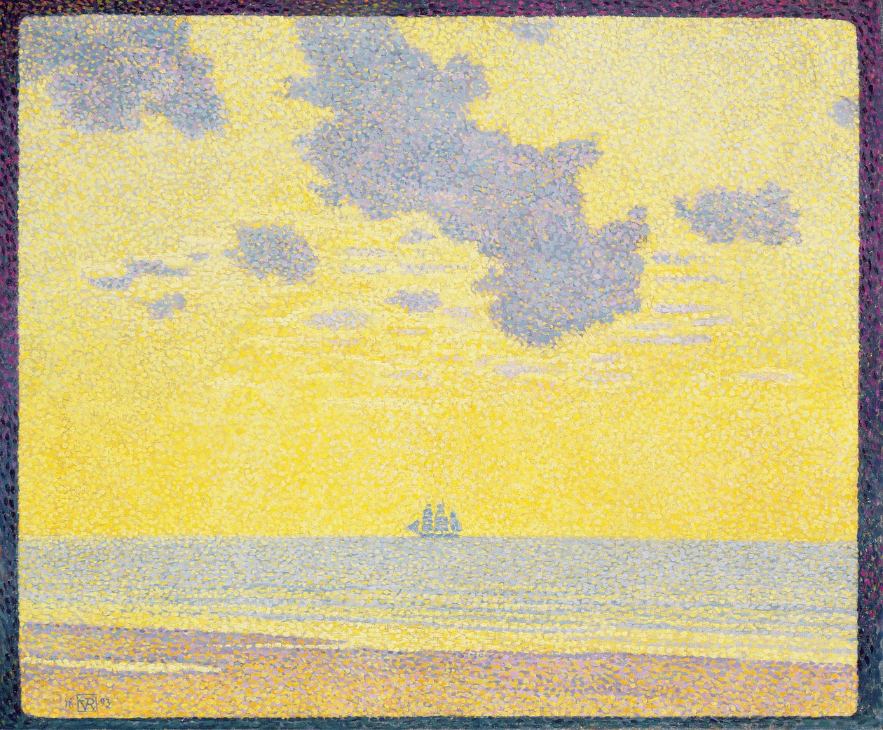 大云 作者 范·雷塞尔伯格（Théovan Rysselberghe）