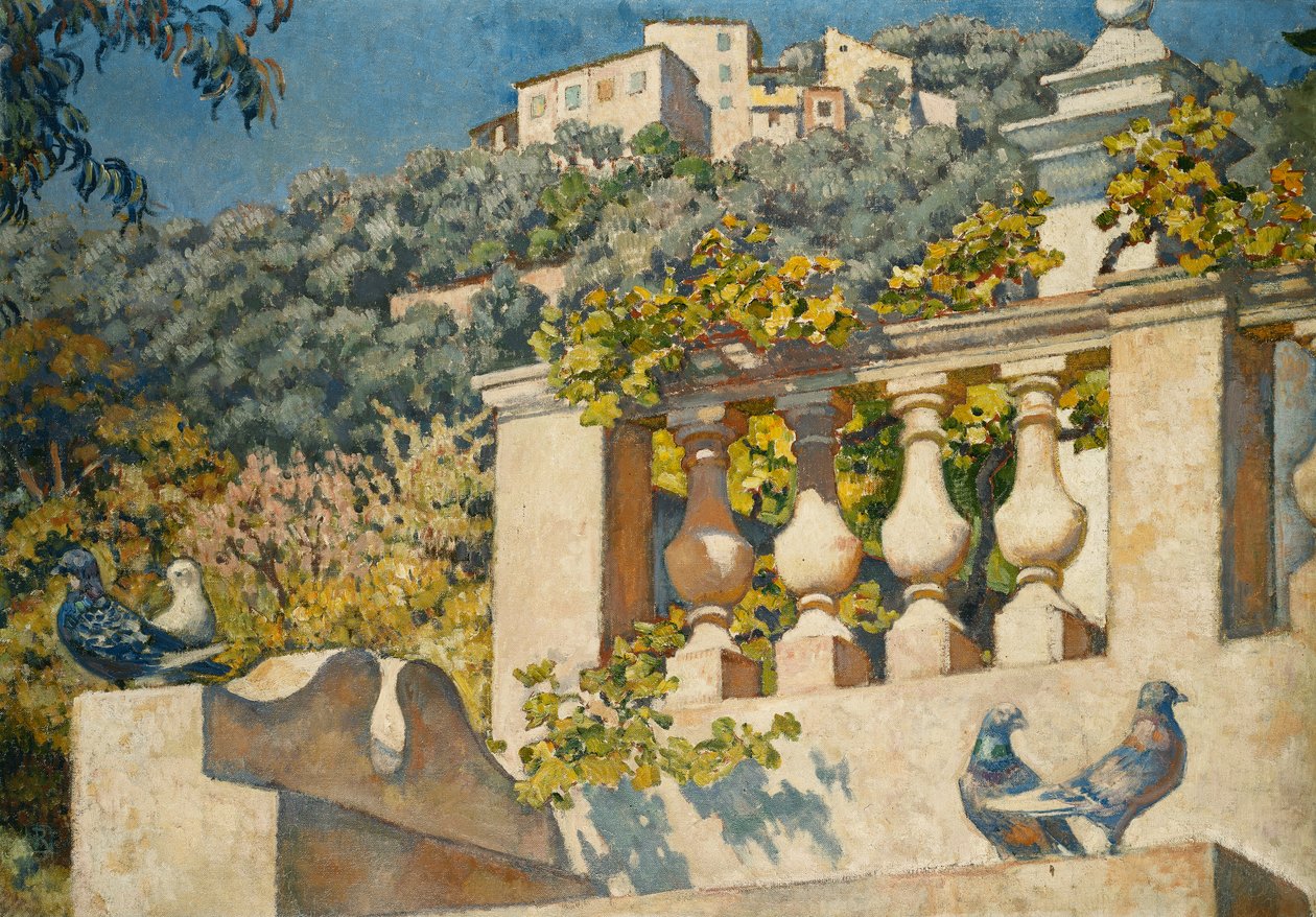 La Balustrade， 作者 范·雷塞尔伯格（Théovan Rysselberghe）