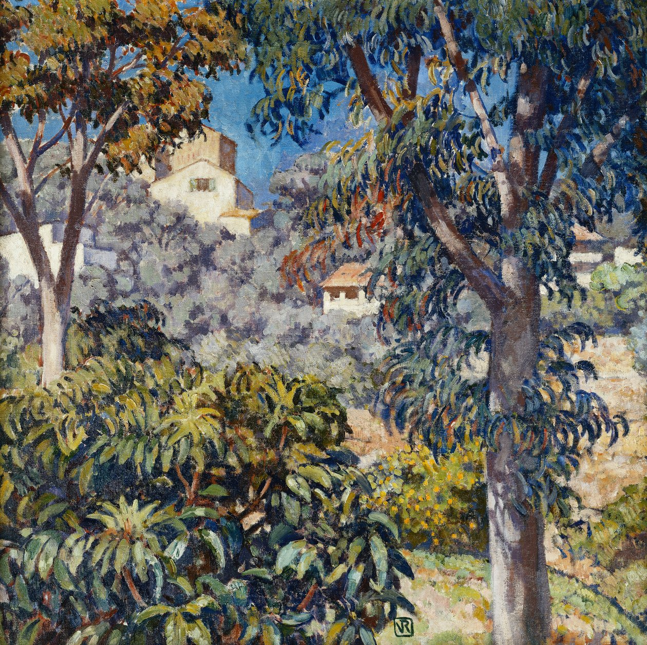 南方风景，约1920-1922年 作者 范·雷塞尔伯格（Théovan Rysselberghe）