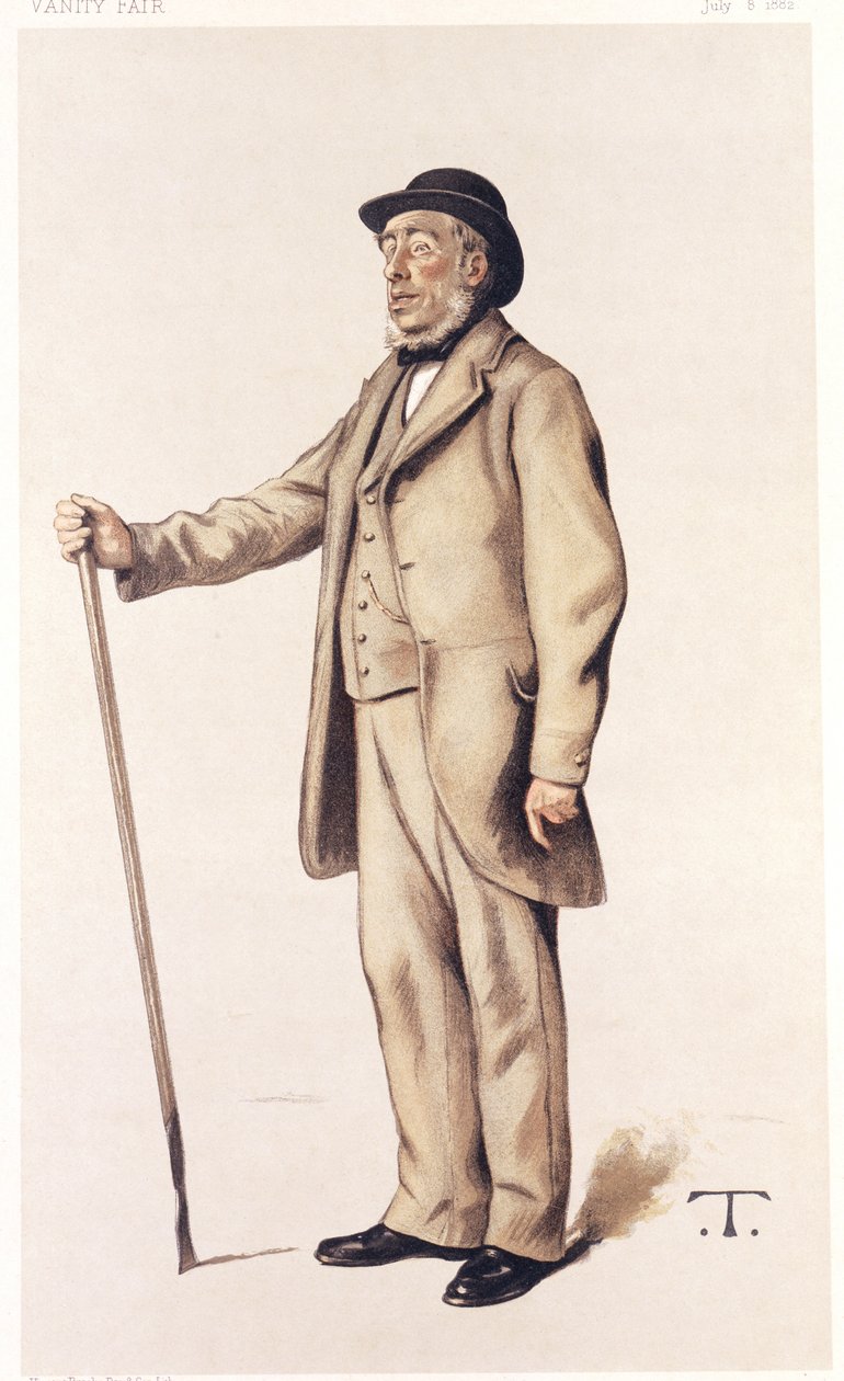 约翰-劳斯爵士，英国科学农业家，1882年。   作者 西奥博尔德·查坦