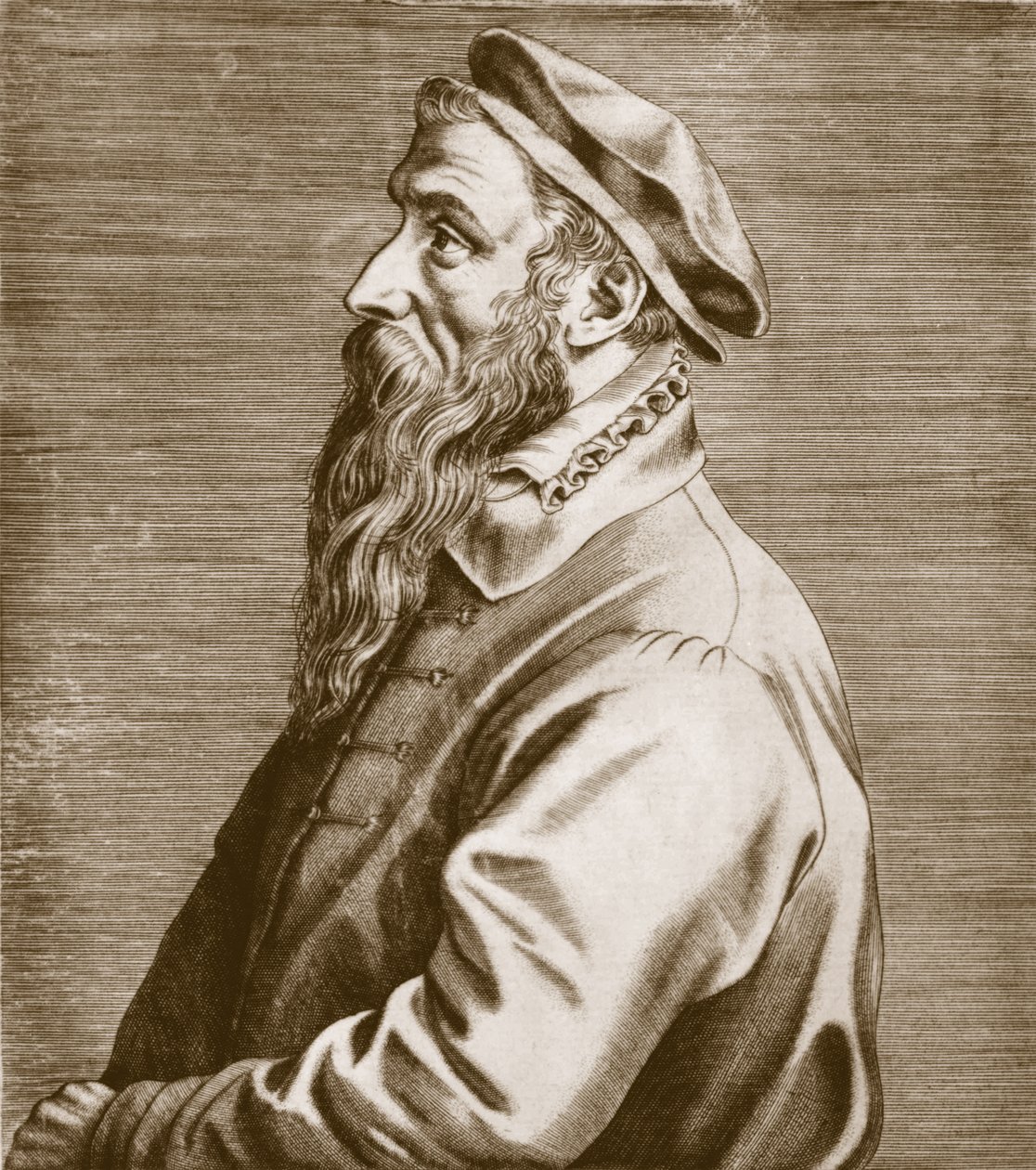 Pieter Brueghel the Elder（c.15278-69）酒吧的肖像。 1572 作者 西奥多·加勒