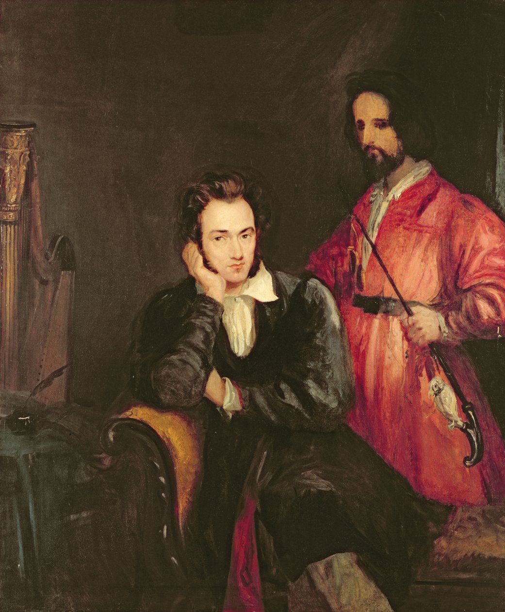 Gustavus冯霍尔斯特与他的兄弟西奥多的画像 作者 西奥多·冯·霍尔斯特