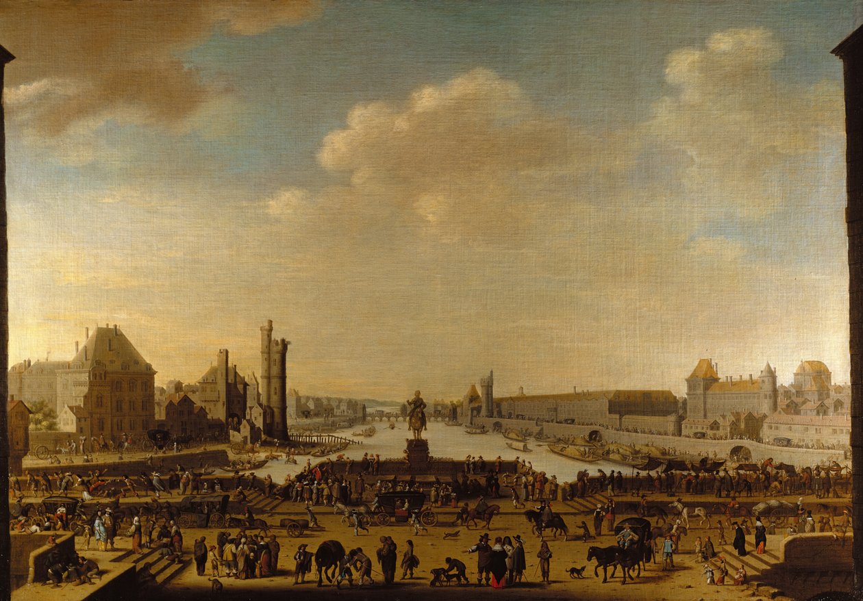 巴黎的视图从Pointe de la Cite 作者 西奥多·马瑟姆