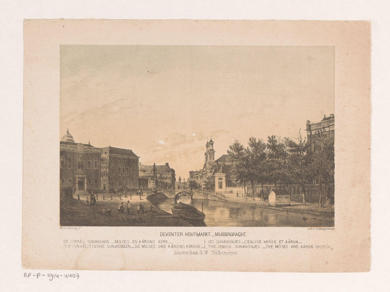 阿姆斯特丹的 Deventer Houtmarkt 和 Muidergracht
Deventer Houtmarkt Muidergracht（物体上的标题） 作者 西奥多·布吕格曼