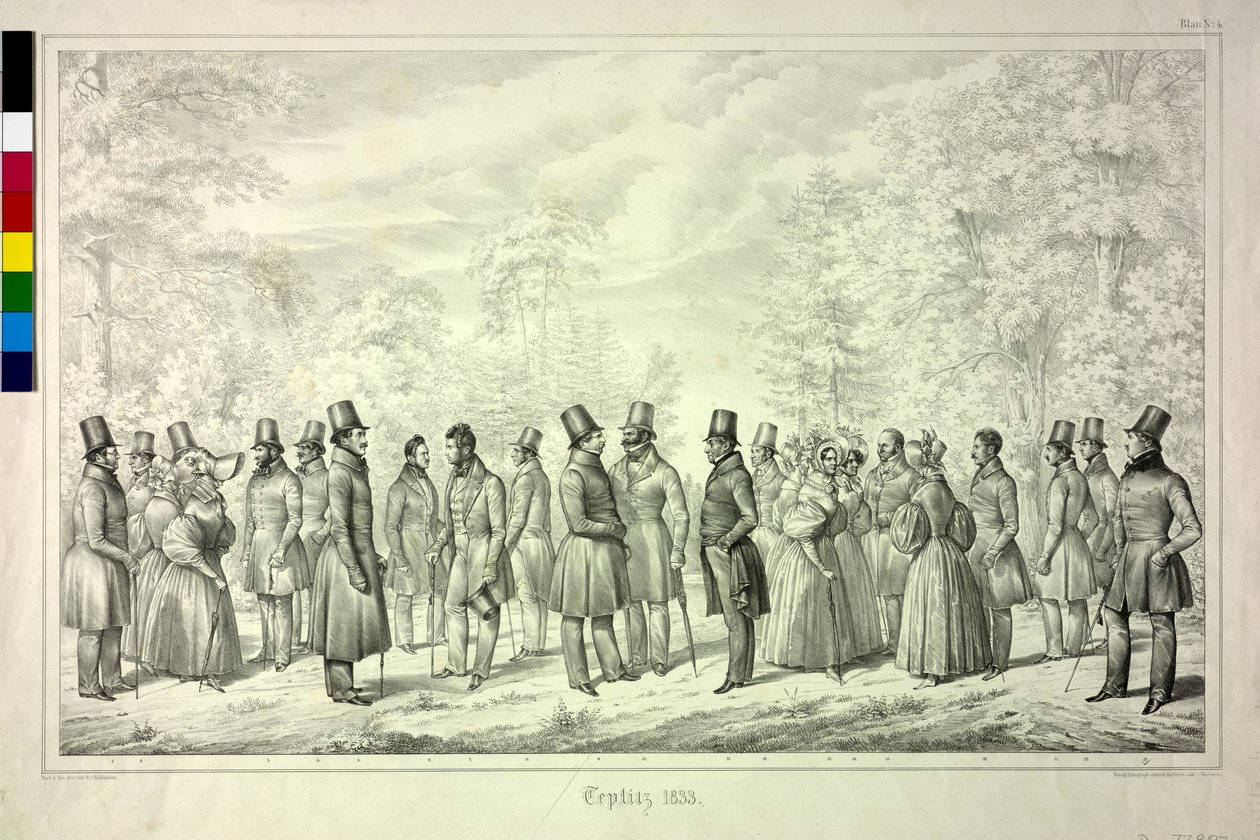 特普利采回忆。1833 年洗澡季节。第 4 张 作者 西奥多·霍斯曼