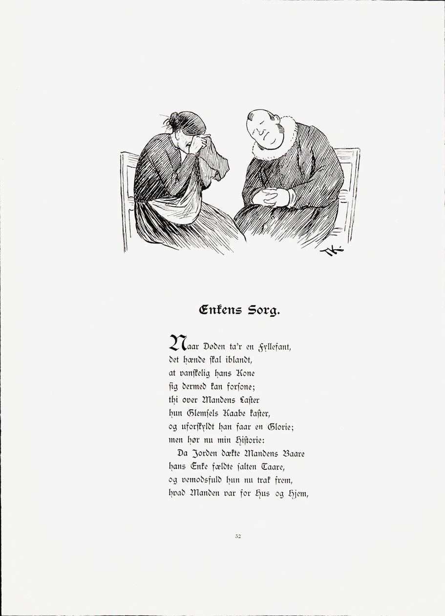 插图取自 Munthe, Peter 所著的 Stories 一书，由 Dybwad 出版 (no, 1896) 作者 西奥多·基特尔森