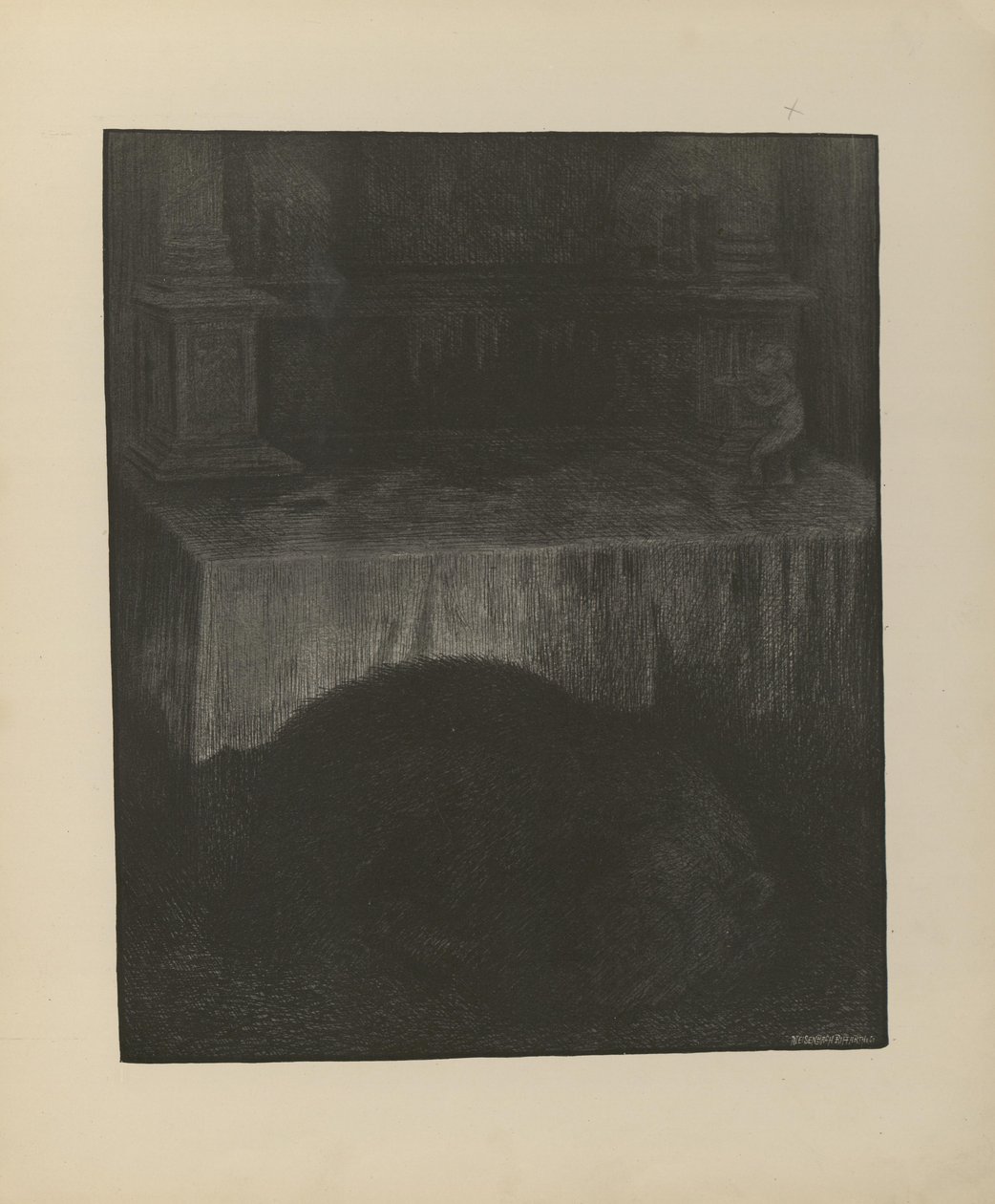 插图取自 Kittelsen，Th 的 Svartedauen 一书。 并由 L.E. 出版 特维特 (no, 1901) 作者 西奥多·基特尔森