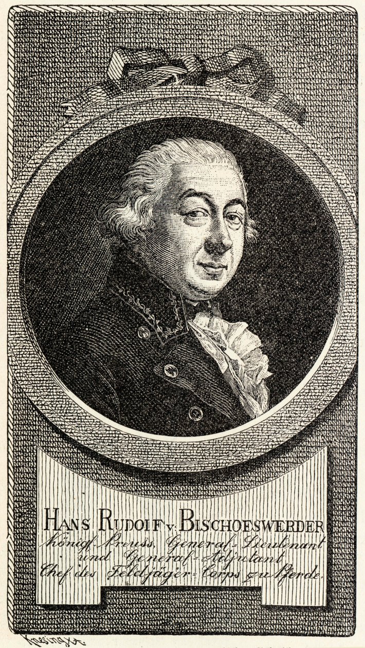 Johann Hans Rudolf von Bischoffwerder 1741-1803 . 作者 西奥多·奈辛