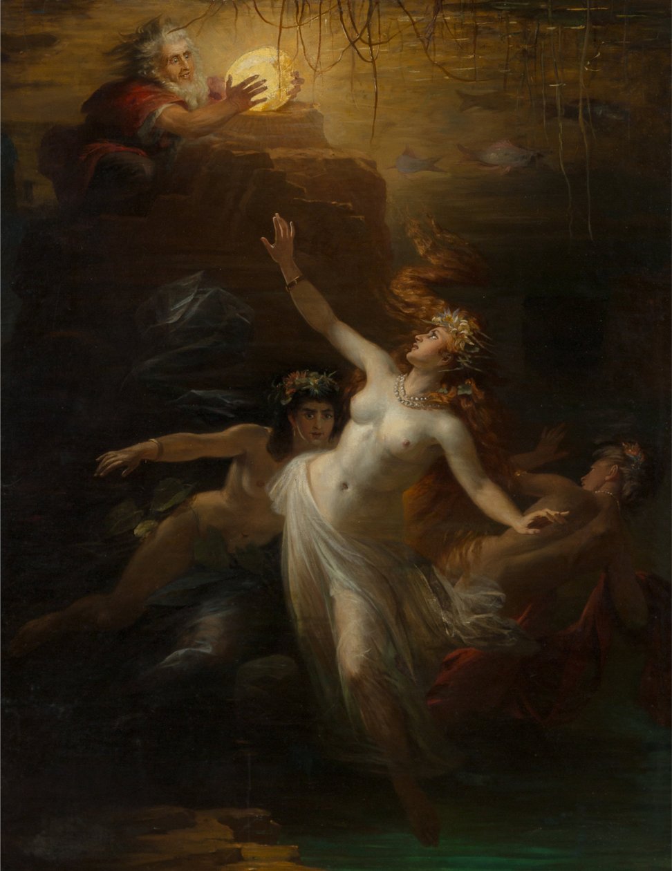 1875年，莱茵河达斯·莱因戈德金币。 作者 西奥多·皮克西斯（Theodor Pixis）