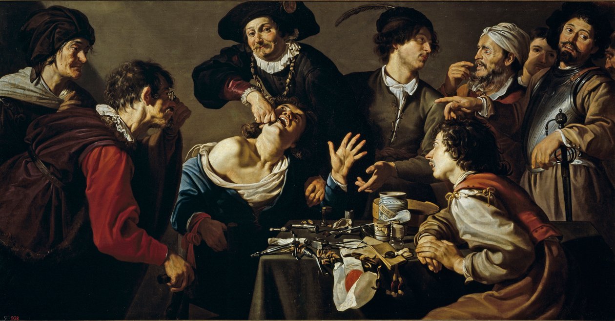 江湖骗子 - Theodore Rombouts (1597-1637) 作者 西奥多·罗姆特斯