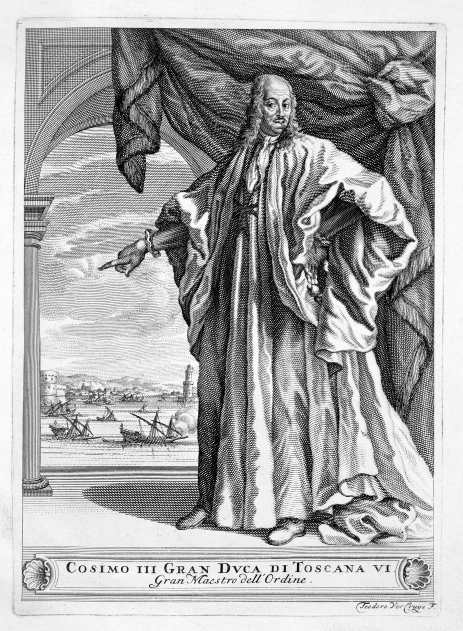 科西莫三世-德-美第奇，托斯卡纳大公爵，1701年 作者 西奥多·维尔克鲁斯