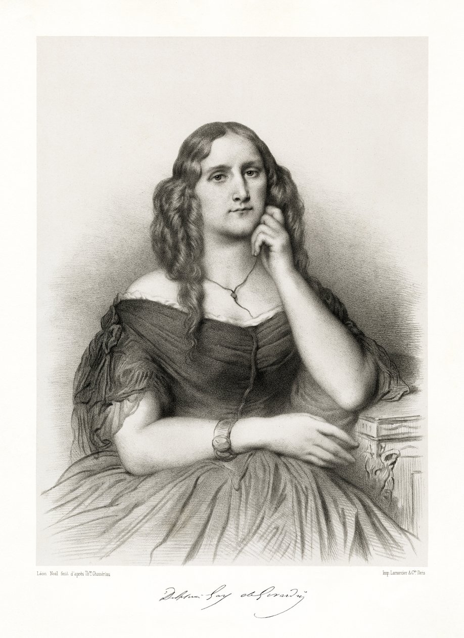 Delphine de Girardin，1865-66 作者 蒂奥多·切塞留