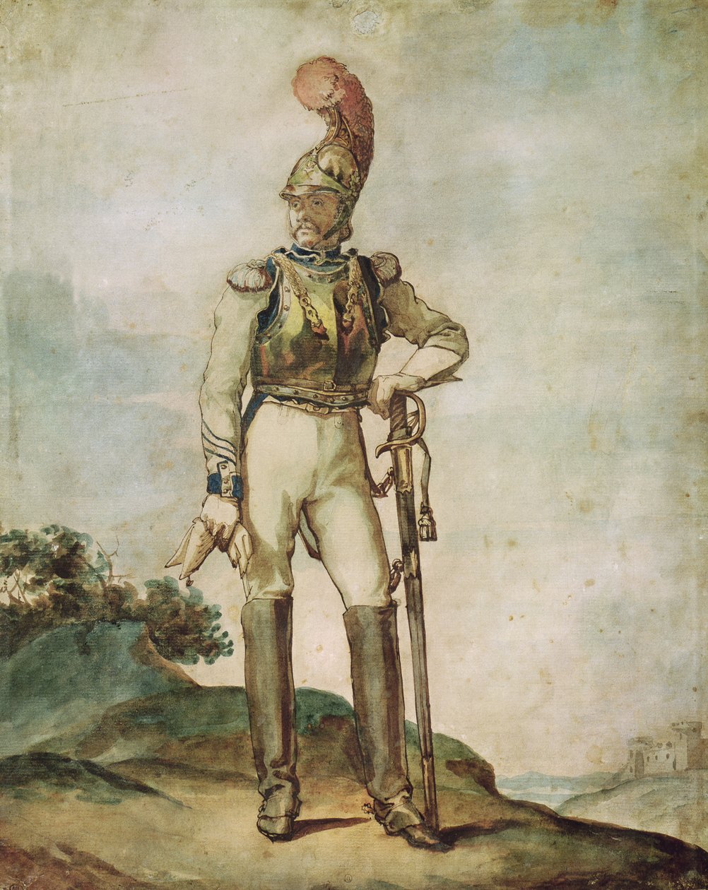 胸甲骑兵 作者 西奥多·杰里科（Theodore Gericault）