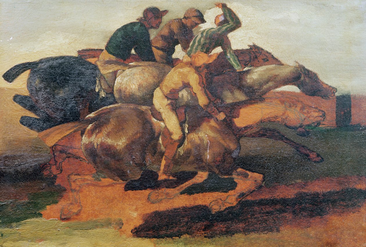四个骑师奔腾 作者 西奥多·杰里科（Theodore Gericault）