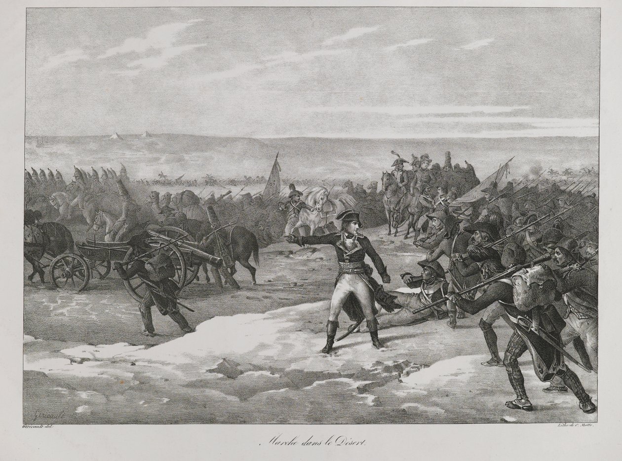 1823年3月在沙漠中 作者 西奥多·杰里科（Theodore Gericault）