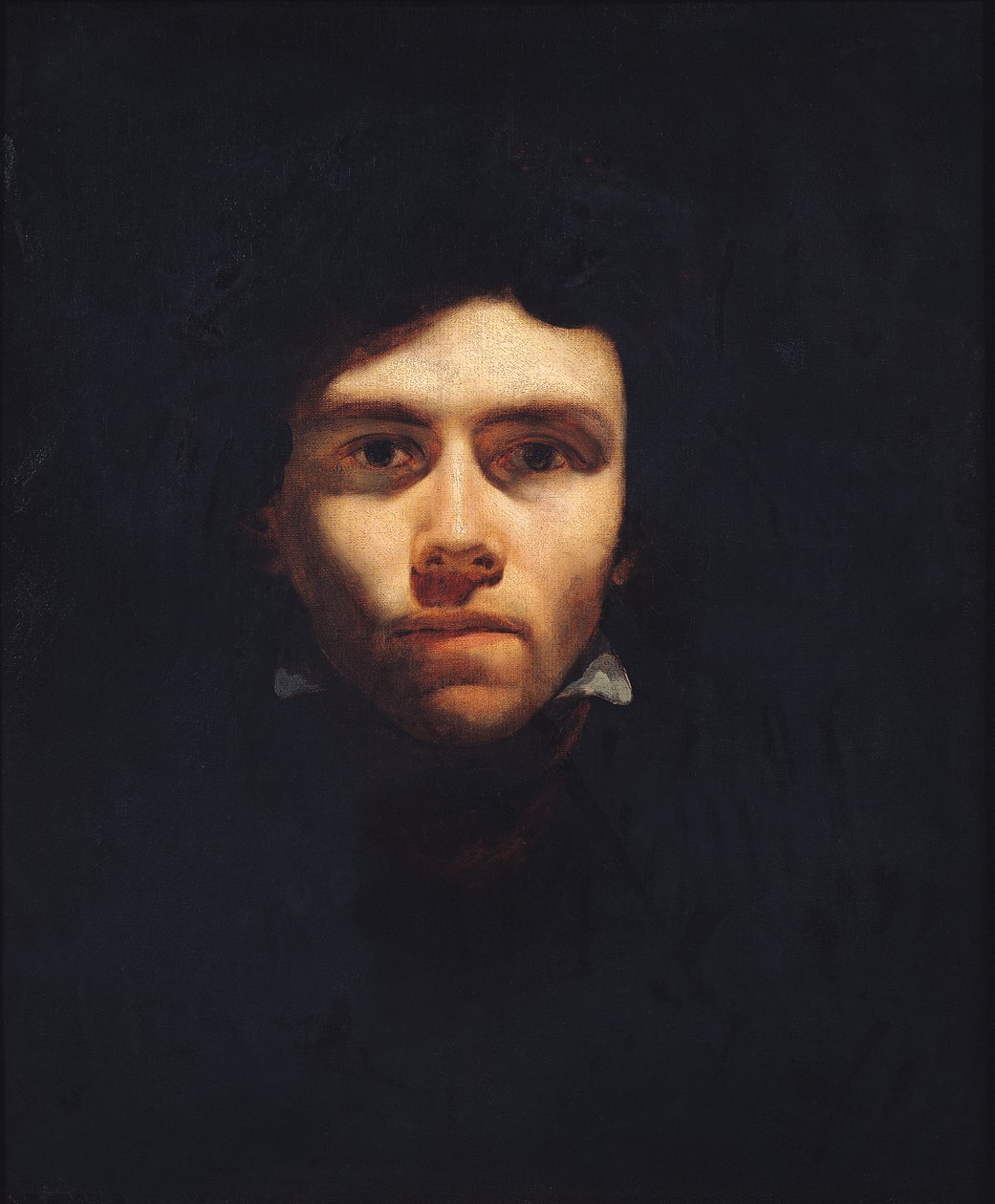 Eugene Delacroix（1798-1863）c.1818-19的肖像 作者 西奥多·杰里科（Theodore Gericault）