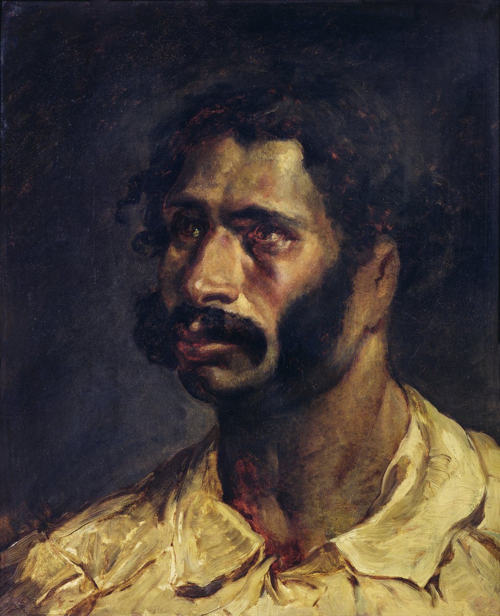 &39;美杜莎&39;木匠的肖像，c.1812 作者 西奥多·杰里科（Theodore Gericault）