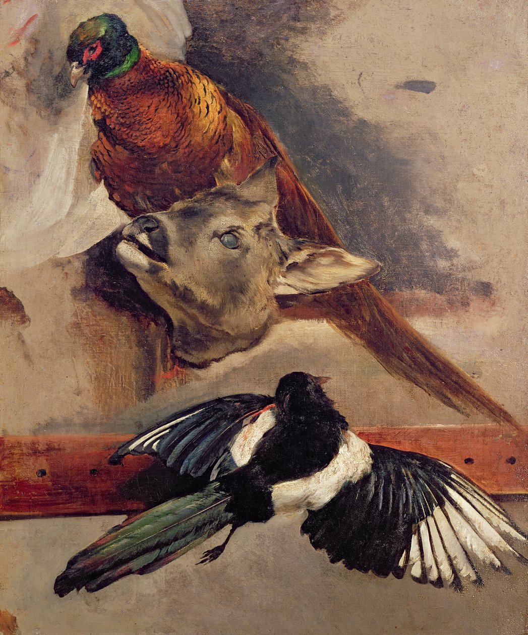 游戏静物，c.1812-16 作者 西奥多·杰里科（Theodore Gericault）