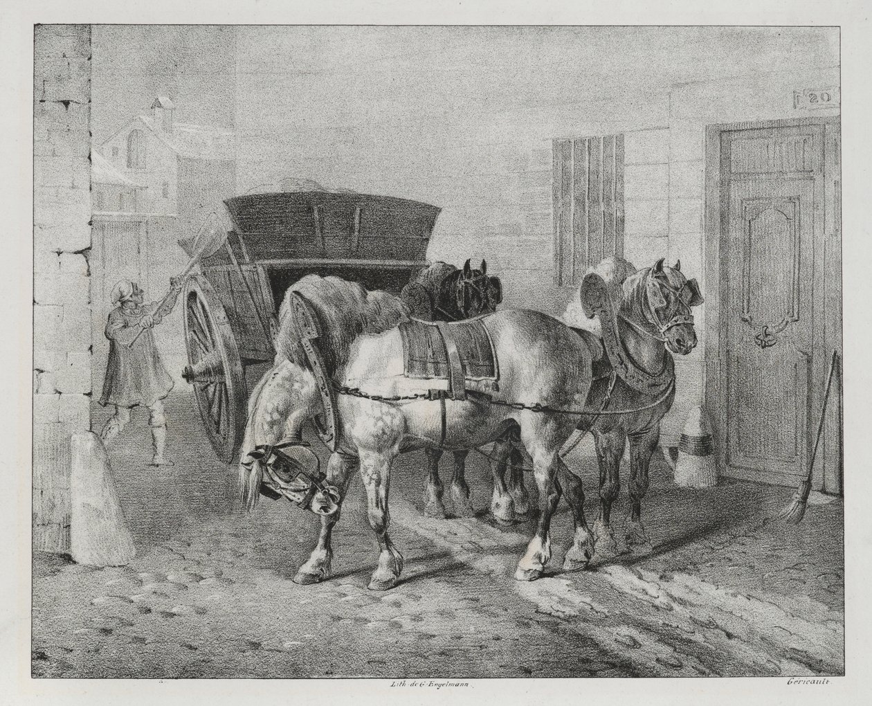 尘土飞扬，1822年 作者 西奥多·杰里科（Theodore Gericault）