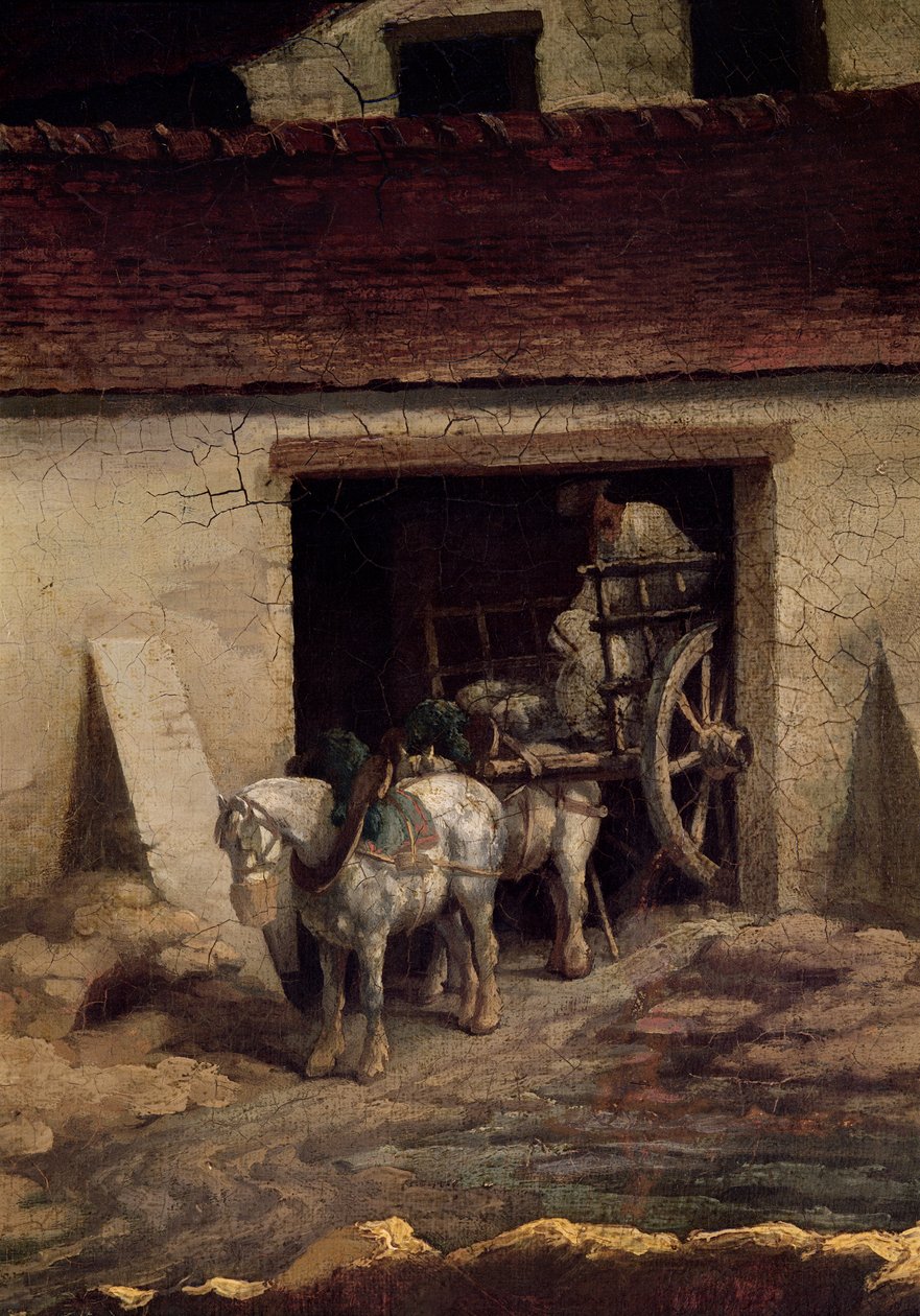 石膏工程的窑（详细） 作者 西奥多·杰里科（Theodore Gericault）