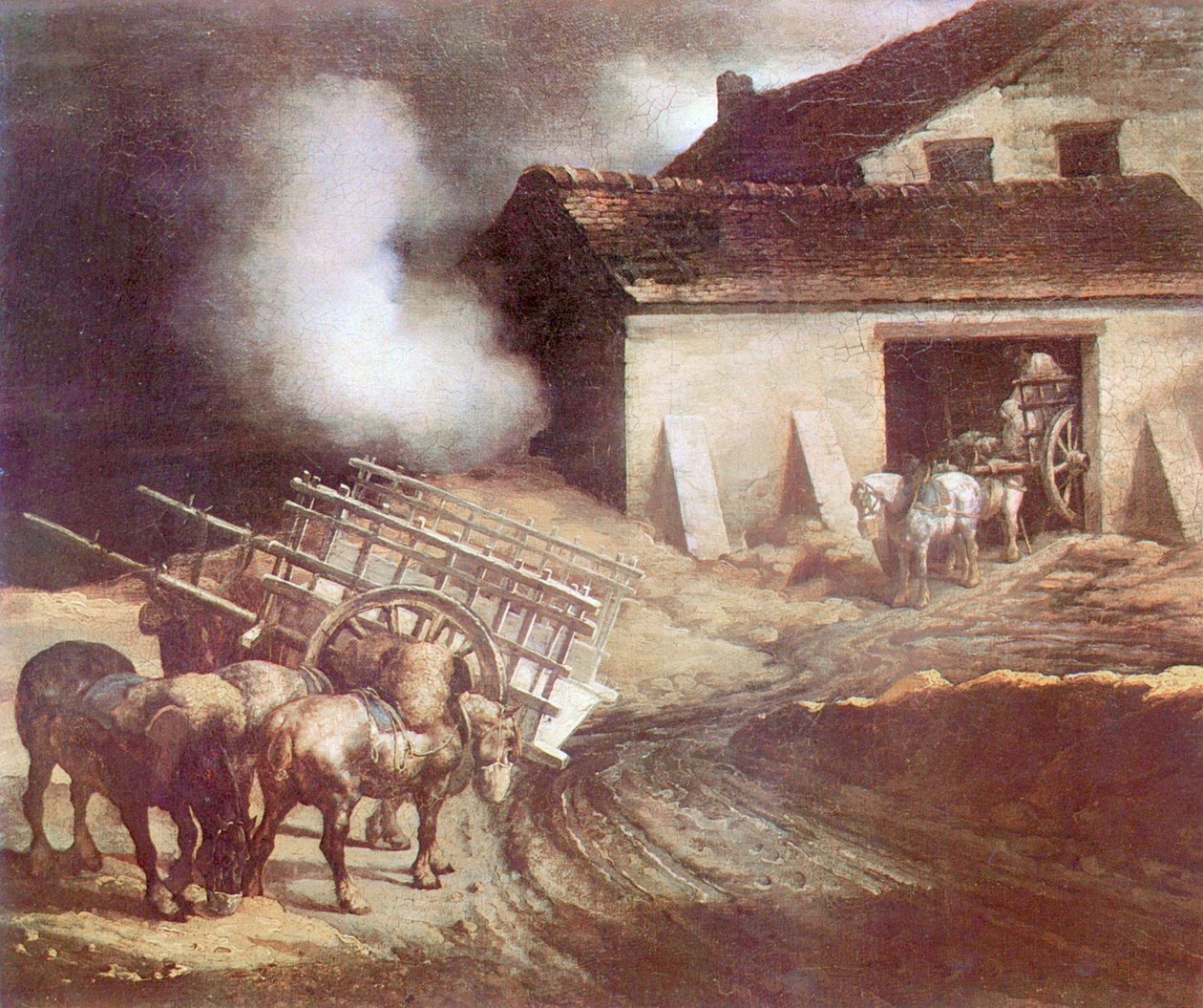 石膏窑 作者 西奥多·杰里科（Theodore Gericault）