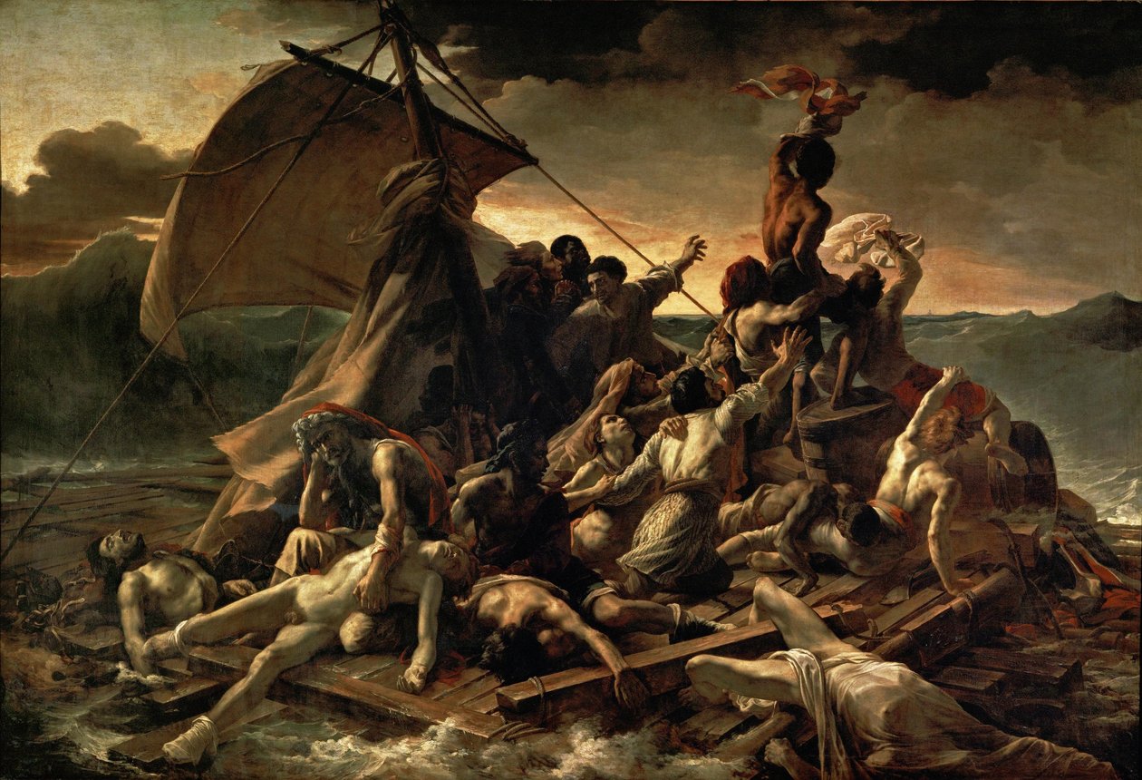 美杜莎的筏子，1819年 作者 西奥多·杰里科（Theodore Gericault）