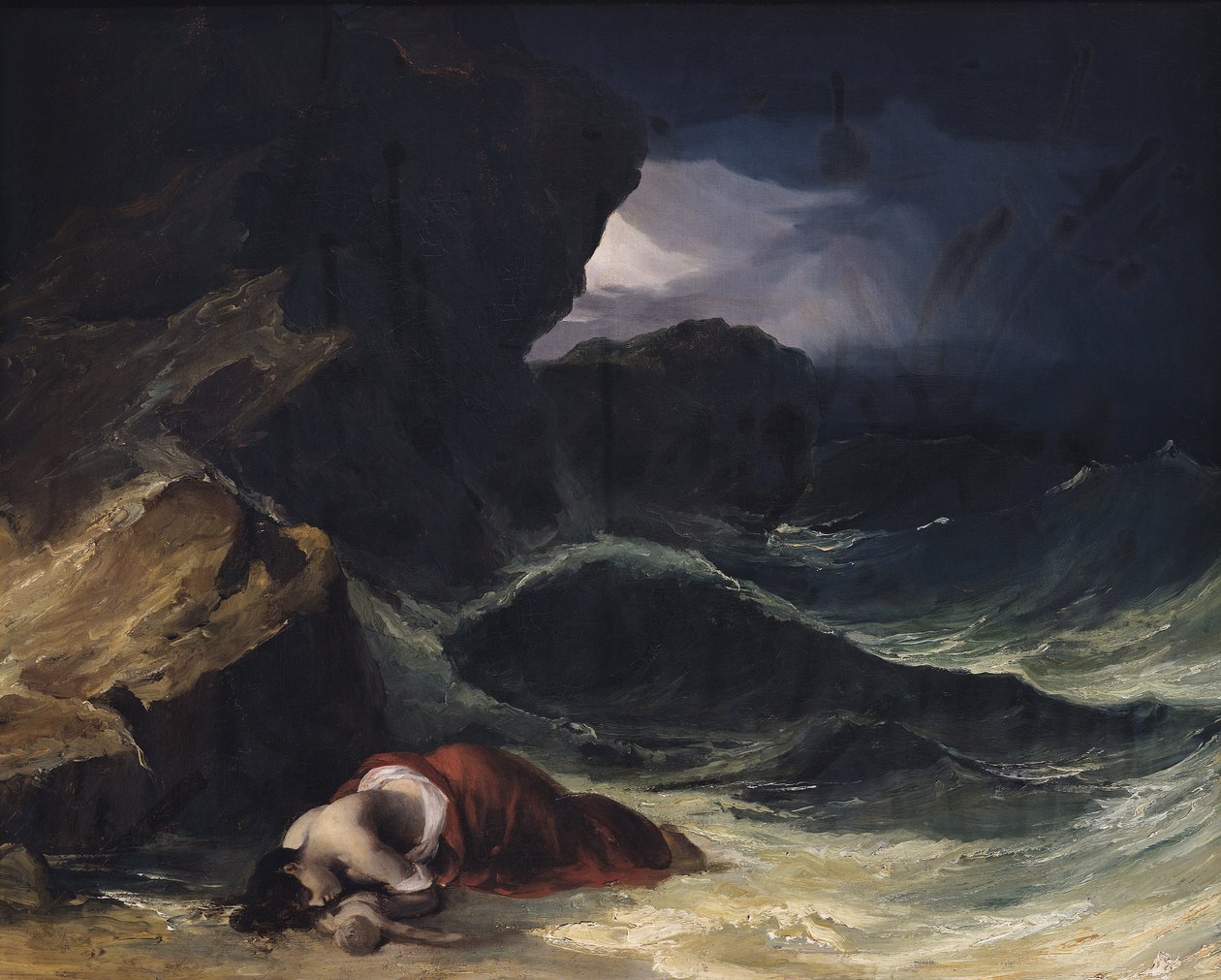风暴，或沉船 作者 西奥多·杰里科（Theodore Gericault）