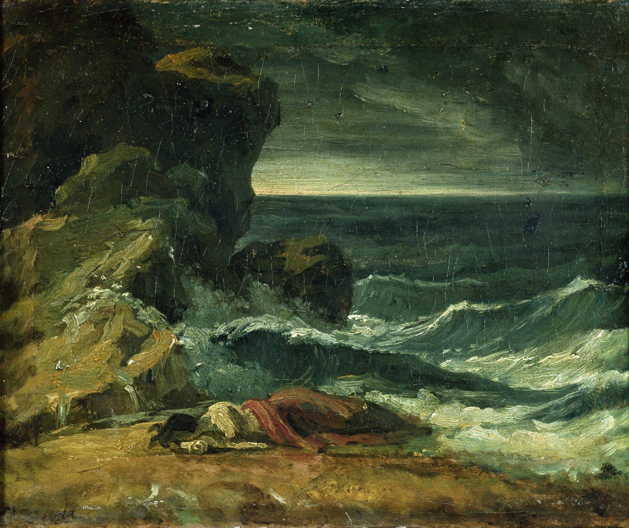 风暴或沉船 作者 西奥多·杰里科（Theodore Gericault）