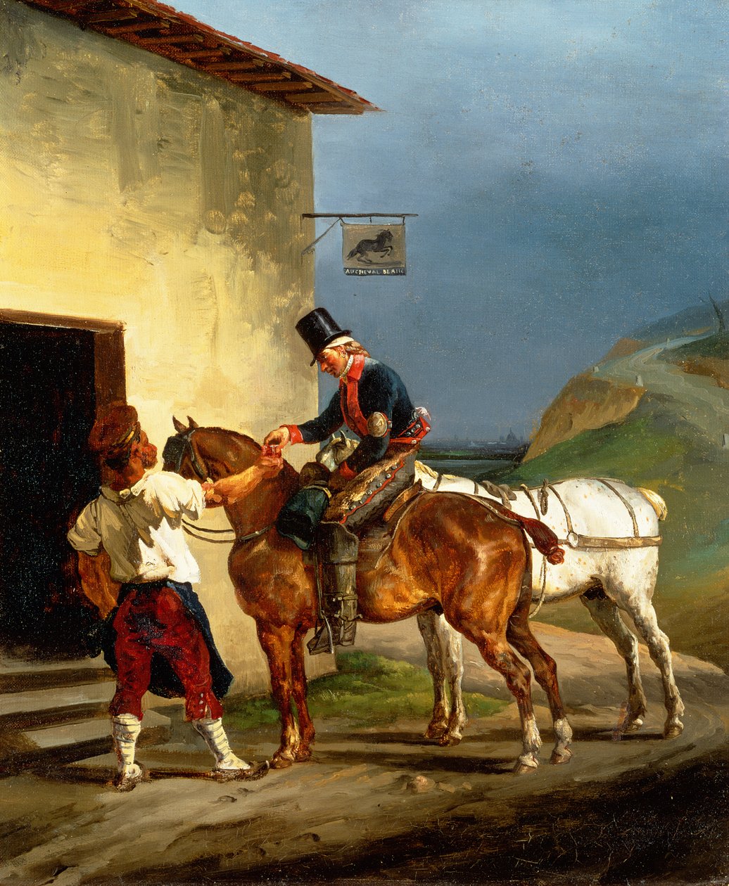 白马酒馆，1821-22 作者 西奥多·杰里科（Theodore Gericault）