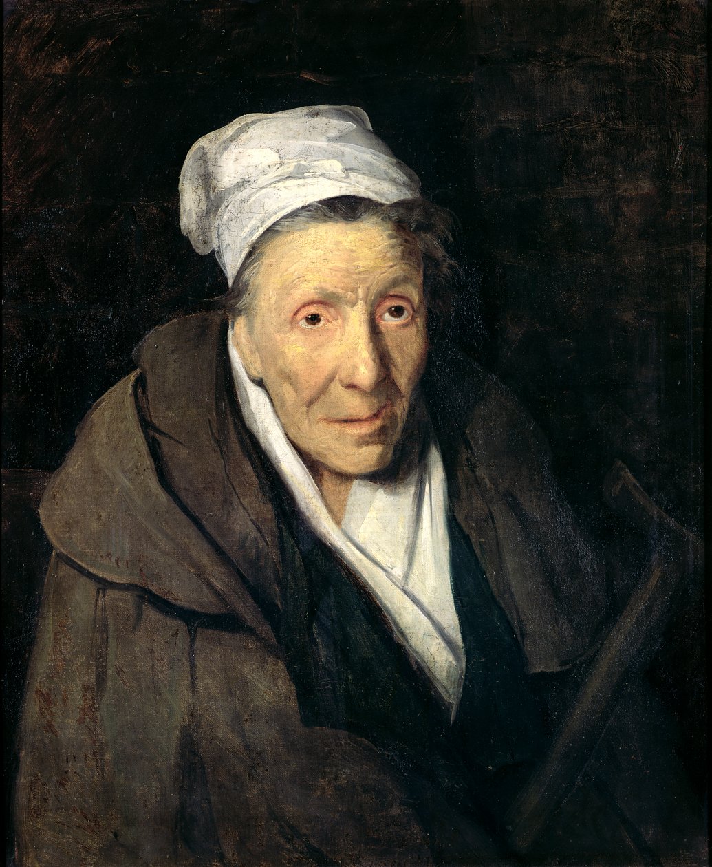 赌博狂热的女人，1819-24 作者 西奥多·杰里科（Theodore Gericault）
