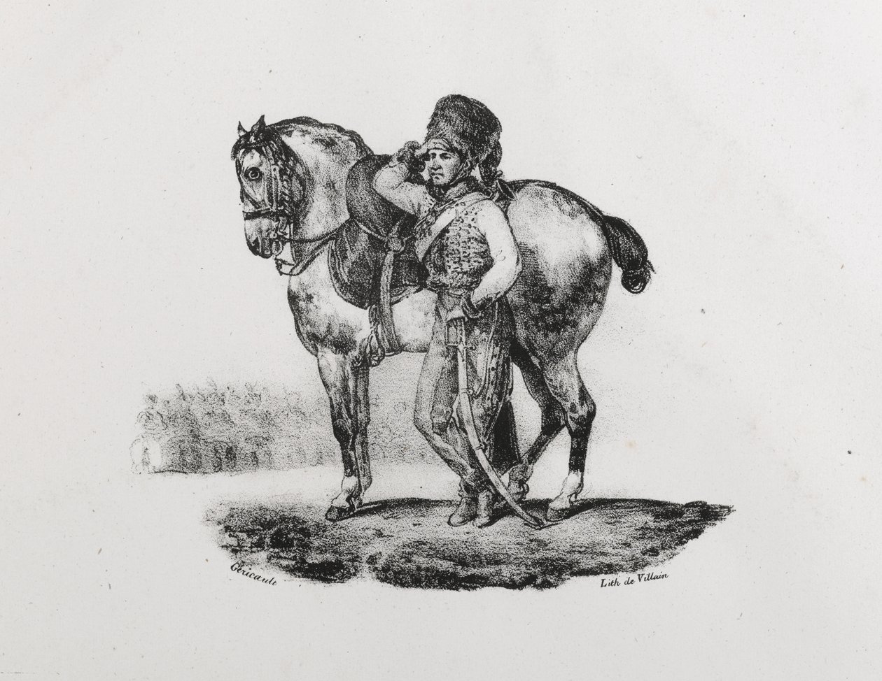 1823年的Hussards小号手 作者 西奥多·杰里科（Theodore Gericault）