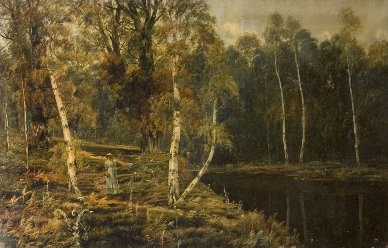 靠近Lyndhurst，Hants，19世纪末 作者 西奥多·海因斯