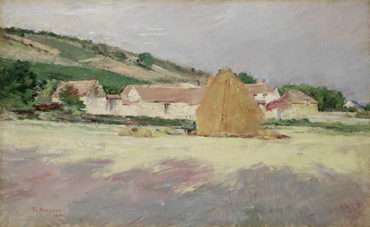 吉维尼的场景，1890年 作者 西奥多·罗宾逊