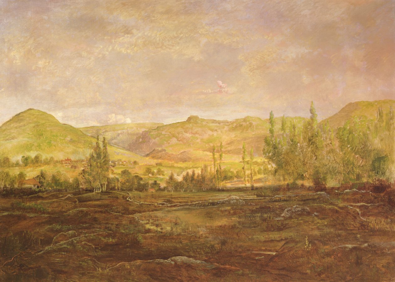 Saint-Fergeux谷（Doubs） 作者 皮埃尔·艾蒂安·西奥多·卢梭